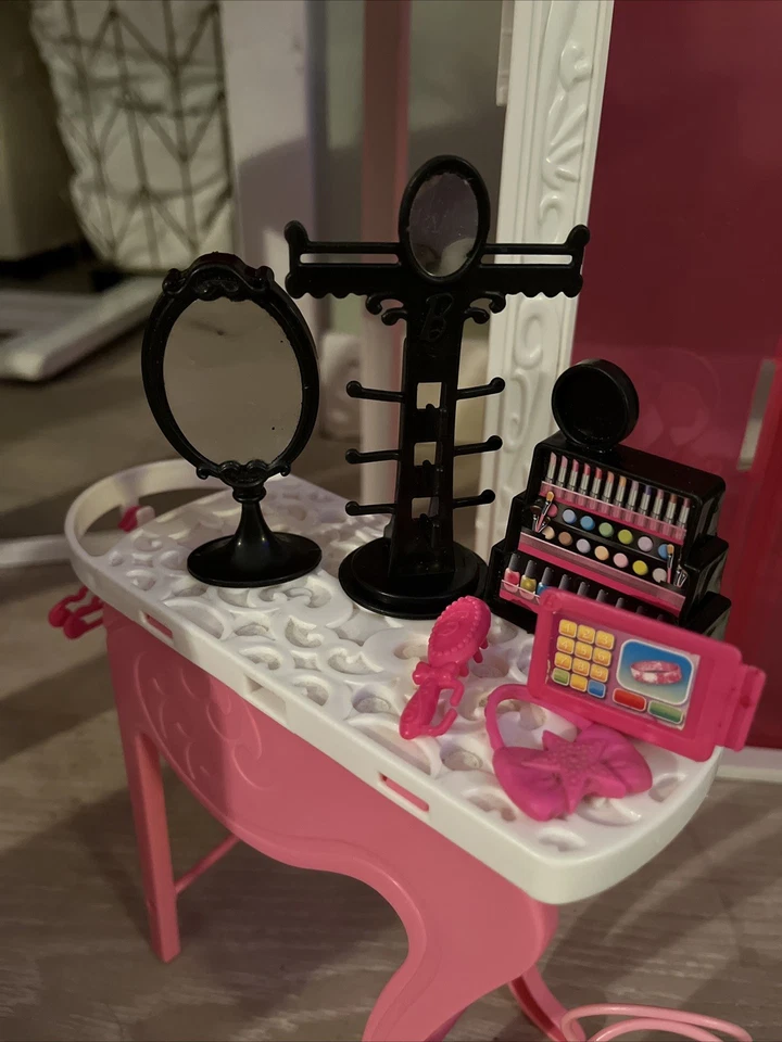 Barbie (2014) Malibu Ave Shopping Mall | Boutique Theater Salon | Mattel #BDF52 - Image 3 of 4