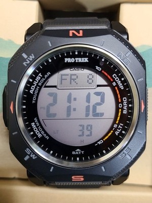 CASIO PRO TREK PRG-69-1JF Black Solar Compass Men's Watch FS