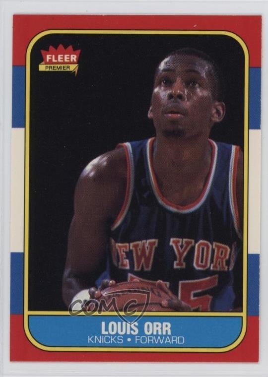 1986-87 Fleer Louis Orr #83 10fs
