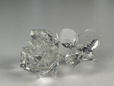 Swarovski Figur 174956 liegende Rose 8,5 cm. Top Zustand 