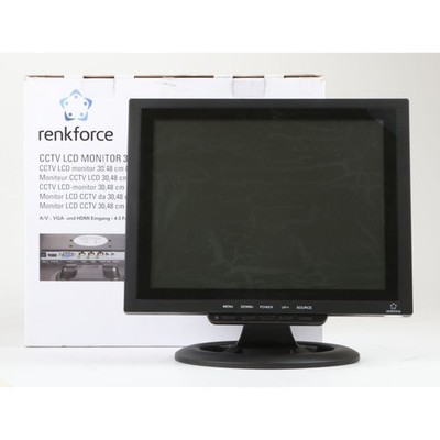 Renkforce 30,48 CM (12 ZOLL) CCTV LCD MONITOR + Defekt (251612)