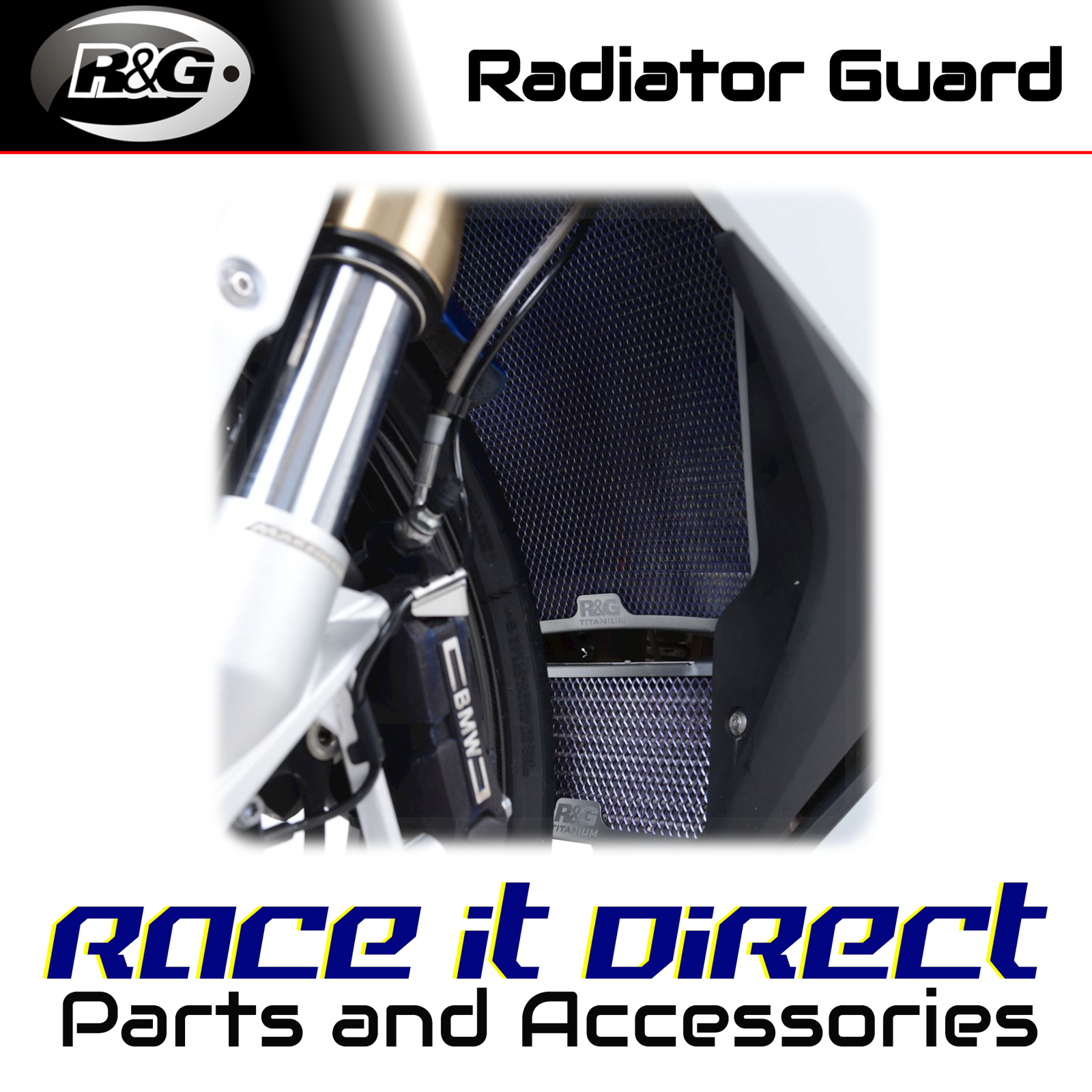 Radiator Guards (Titanium) for BMW S1000R 2021-2024 R&G