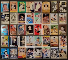 Lot of 40 Different MICKEY MANTLE Baseball Cards HOF 1982-2024 BB7341