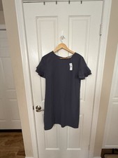 LOFT Ruffle Sleeve Shift Dress Size 8