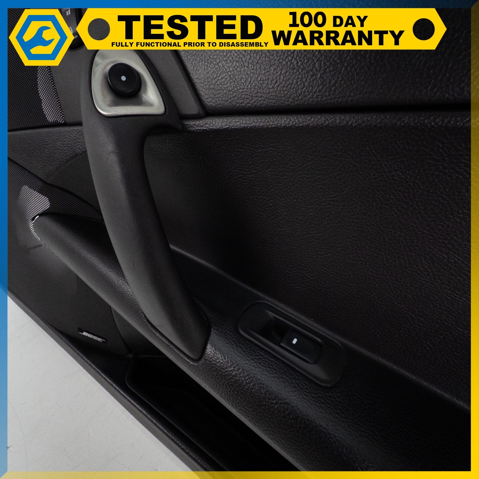 05-11 CHEVROLET CORVETTE C6 FRONT RIGHT SIDE INTERIOR DOOR PANEL BLACK OEM