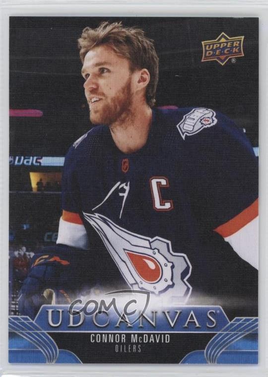2023-24 Upper Deck Series 2 UD Canvas Connor McDavid #C152 0w94