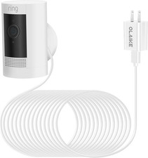 Indoor/Outdoor Power Adapter for Ring Stick up Cam Battery/Plug-In, Ring Spotlig