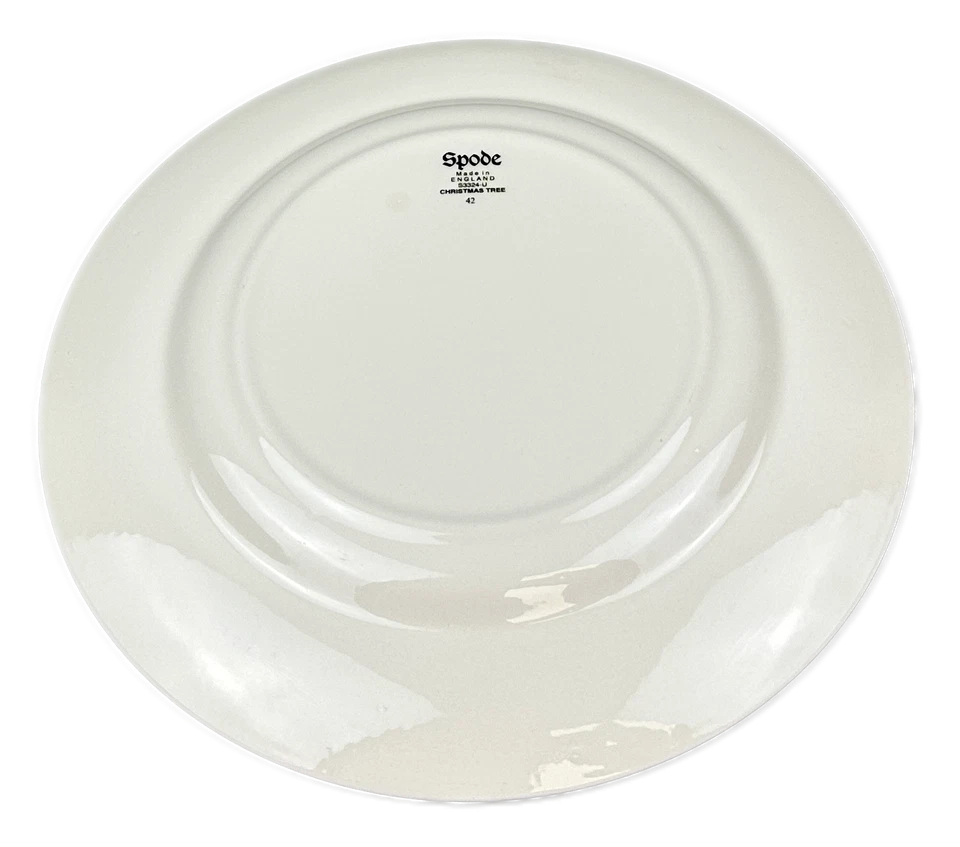 Spode Christmas Tree Salad Plate England VTG Set of 4 - Image 4 of 4