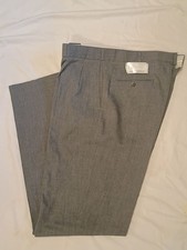 VIntage Mens JJ Cochran Wool Blend Slacks Dress Pants Gray 36x34 Made in USA NEW