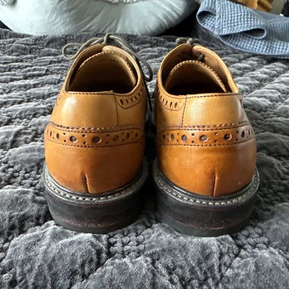 Zapato Derby Charles Tyrwhitt Tostado Paddington Brogue Completo Foto 3 de 4