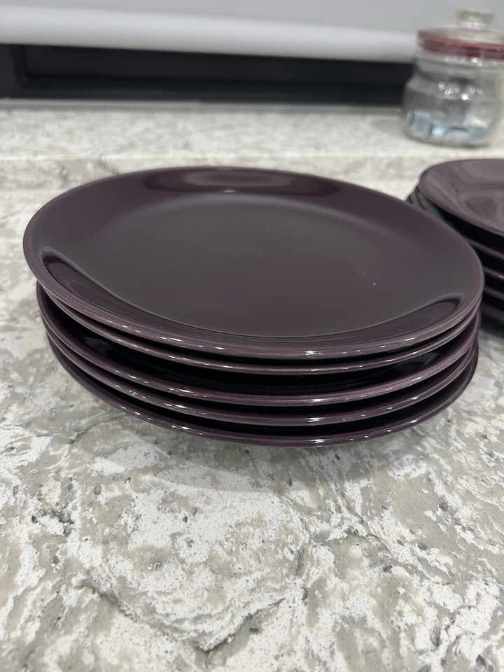 Ikea Purple Plum Side Plates x10 | eBay UK