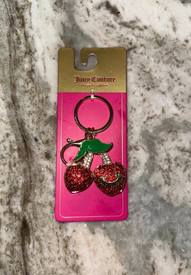 Juicy Couture Taschenanhänger Strass Kirschen