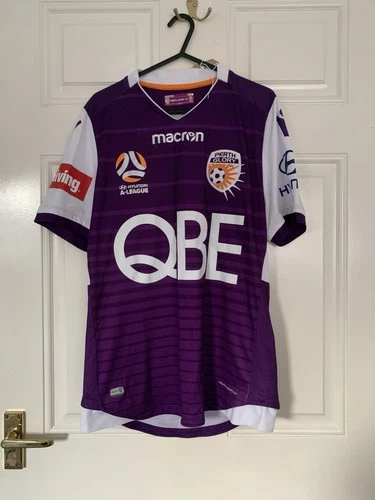 Macron Perth Glory 2018/2019 Home Football Shirt Medium Men’s Jersey