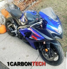 CARBON FIBER TAIL SIDES & SEAT COWL PLAIN WEAVE 07-08-2007-2008 SUZUKI GSXR 1000