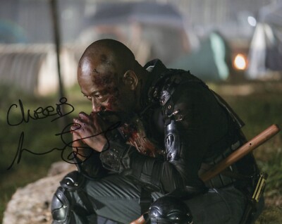 LENNIE JAMES SIGNIERT DAS WALKING DEAD FOTO UACC REG 242 (1)