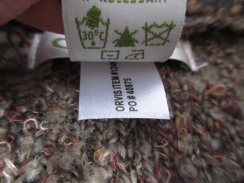 Orvis Womens Brown Multi-Patterned Lng Button Cardigan Sweater SZ L VGUC - Picture 7 of 7