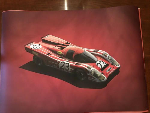 AWESOME PORSCHE 917 - SALZBURG - 24H LE MANS 1970 - COLORS OF SPEED POSTER - Picture 3 of 3