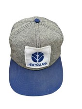 Vintage Ford New Holland K-Products SnapBack Farm Rural Patch Hat Cap USA Made