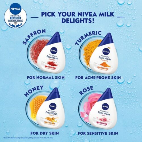 100ml niveamilk delight facewash with besan - Picture 6 of 7