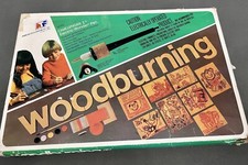 VTG 1978 ATF Wood Burning Craft Set W/ Electric Wonder Pen Original Pieces