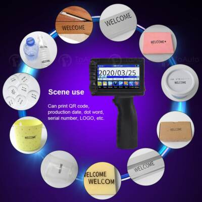 Upgraded Hand held Inkjet Printer Quick-Drying Inkjet Code Date Coding Machine
