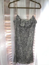 Urban Outfitters Blue & White Mini Dress size large