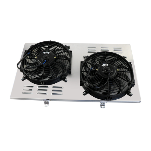 ALUMINUM SHROUD ELECTRIC FAN FITS 19671972 CHEVROLET C10/C20/C30 K10 K20CC369 eBay