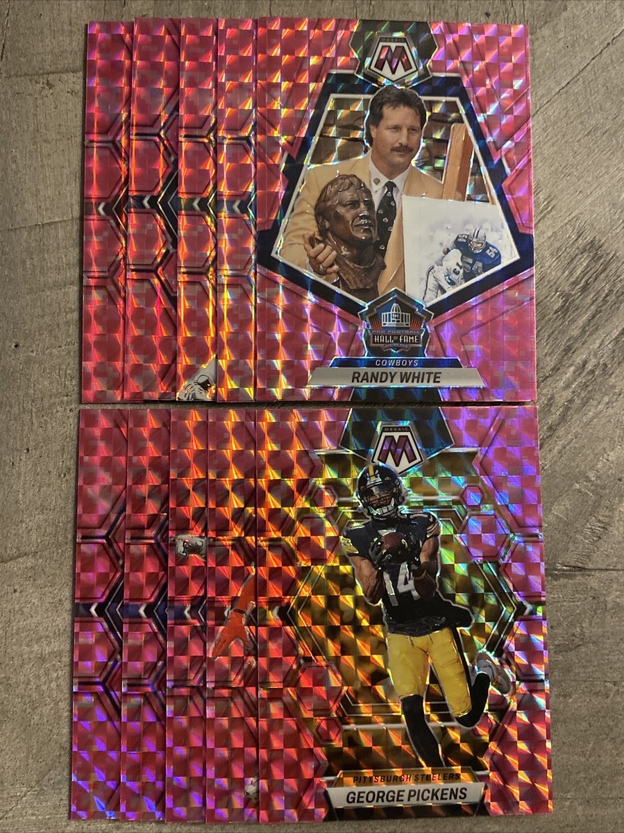 CAMO PINK PRIZM 2023 Panini Mosaic NFL Football Cards VETS & RC