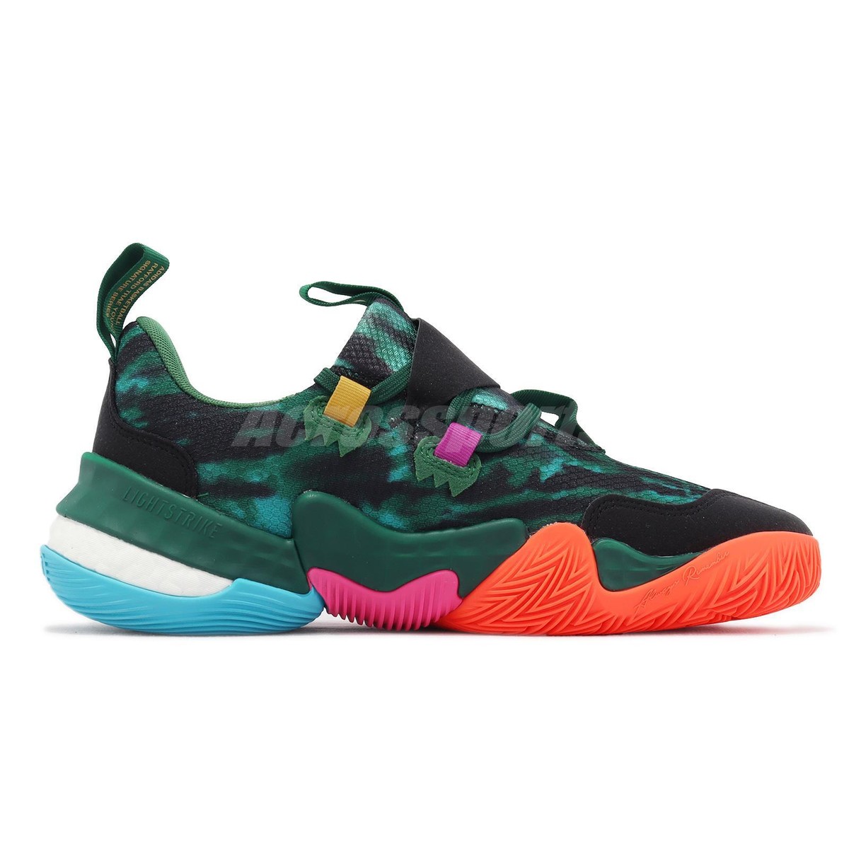 adidas Trae Young 1 96 Olympics Team Dark Green Men adidas Trae Young 1 96 Olympics Team Dark Green Men