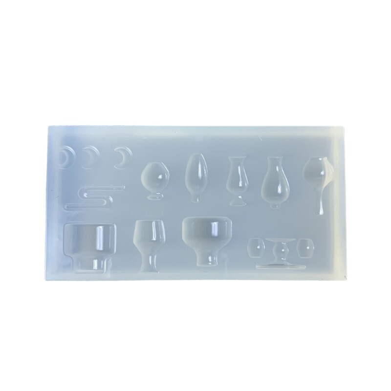 Silicone Mold for Epoxy Resin Vase Jewelry Making Accessories