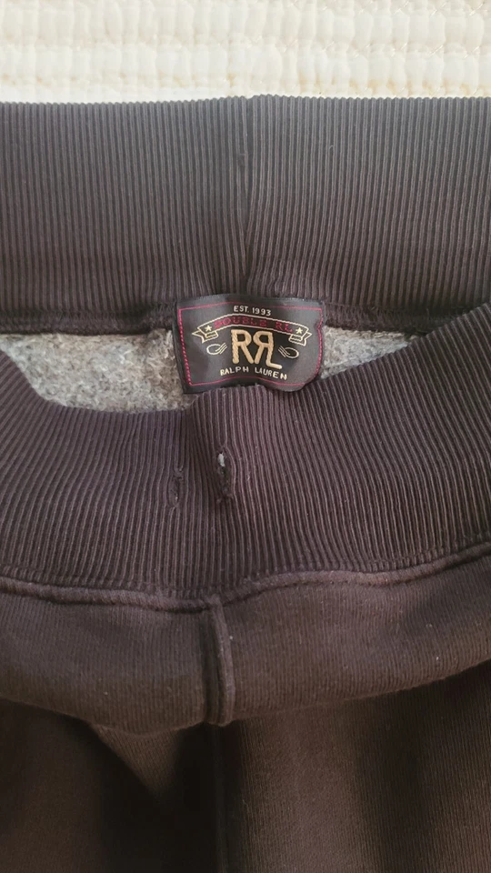 Pantalones de salón teñidos RRL Ralph Lauren para hombre talla L sin cordón ni etiqueta de tamaño Foto 3 de 3