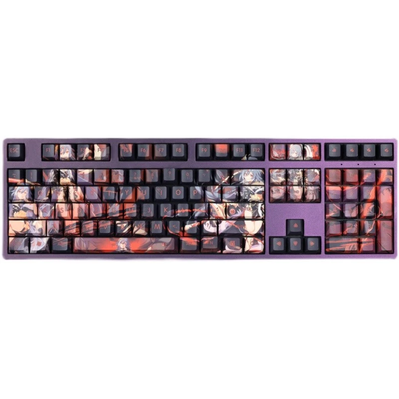 Honkai Impact 3 Herrscher of Sentienc 108 PBT Keycaps for Cherry MX Mechanical K - Image 2 of 4