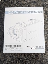 HD Digital Video Camera HDV-604S 1080P Full HD case 2 batteries 3.0 screen 24MP