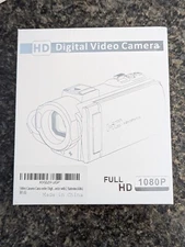 HD Digital Video Camera HDV-604S 1080P Full HD case 2 batteries 3.0 screen 24MP