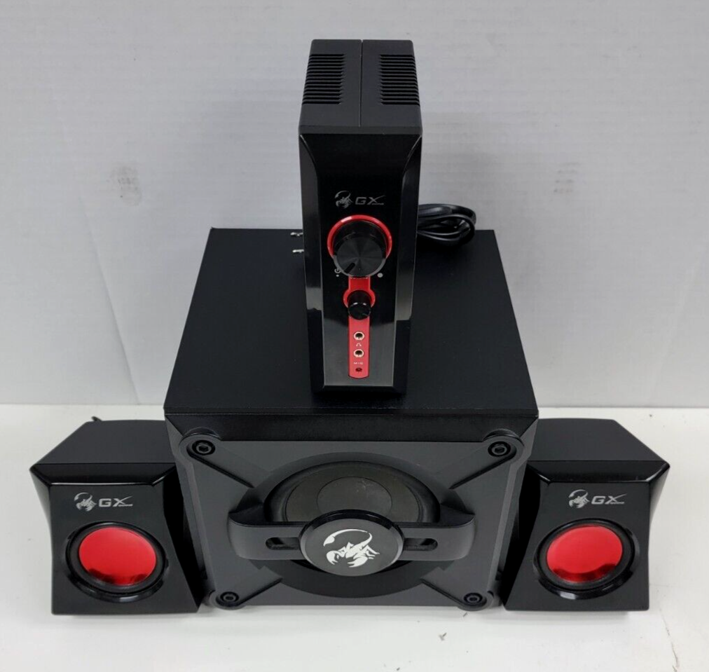 Genius GX Gaming Multimedia Speaker Systems (Tested Working)