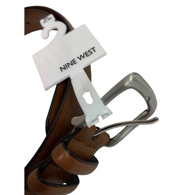 XL (42-44) Nine West Mens New Tan Brown Vegan Leather Belt  display picture 1