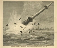 COLLAPSE OF THE KINGS COUNTY WATER-TOWER CABLES AT SHEEPSHEAD BAY LONG ISLAND