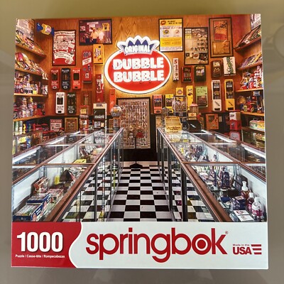 Spring Box Puzzle Book Store Springbok's 1000 Piece Jigsaw Puzzle Vintage Store - Made in USA Double ...