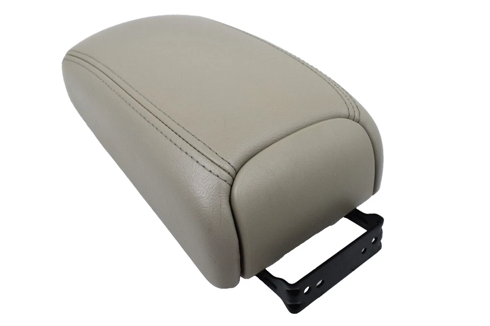 Mitsubishi Outlander 2007-2013 consola central cuero beige reposabrazos almacenamiento OEM Foto 4 de 4