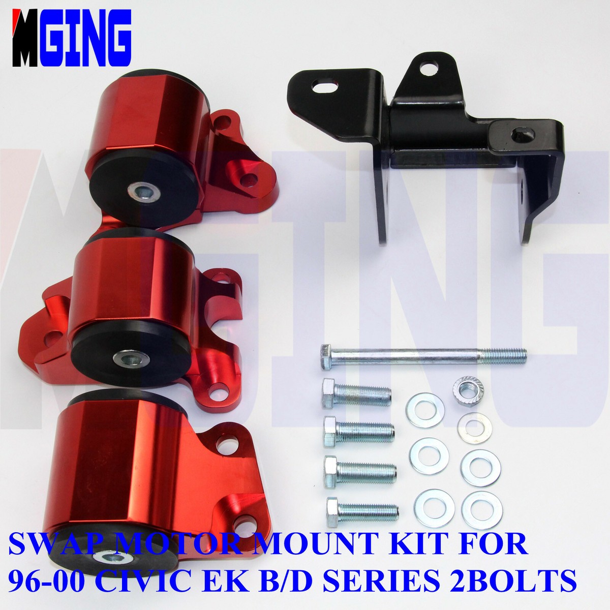 1996-2000 ホンダ シビック EKエンジンスワップマウントキット 3ボルト M1003 1996 1997 1998 1999 2000用。 シビック EG EK Jdm エンジン ビレット モーター トルク マウント