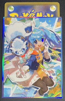 Hatsune Miku & Alolan Vulpix - Pokemon x Vocaloid Individual Card