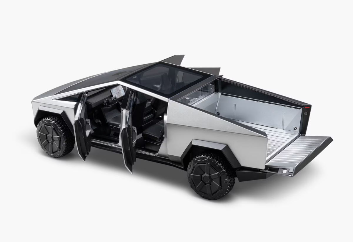 テスラ Tesla Cybertruck 1:18スケール ダイキャスト 新品 Official Tesla Shop CyberTruck Diecast Model Car 1:18 Scale