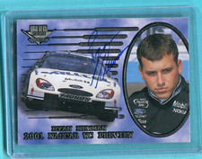RYAN NEWMAN ALLTEL 2001 PRESS PASS CARD AUTOGRAPHED NASCAR LEGEND