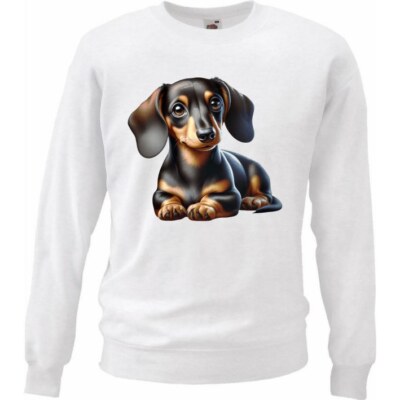 Sweatshirt Sweater Dackel Dachshund Teckel Jagdhund Jagt Dackelwelpe Dack 402900