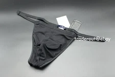 Hom Men black Plume temptation G-string thong underwear size S M L XL
