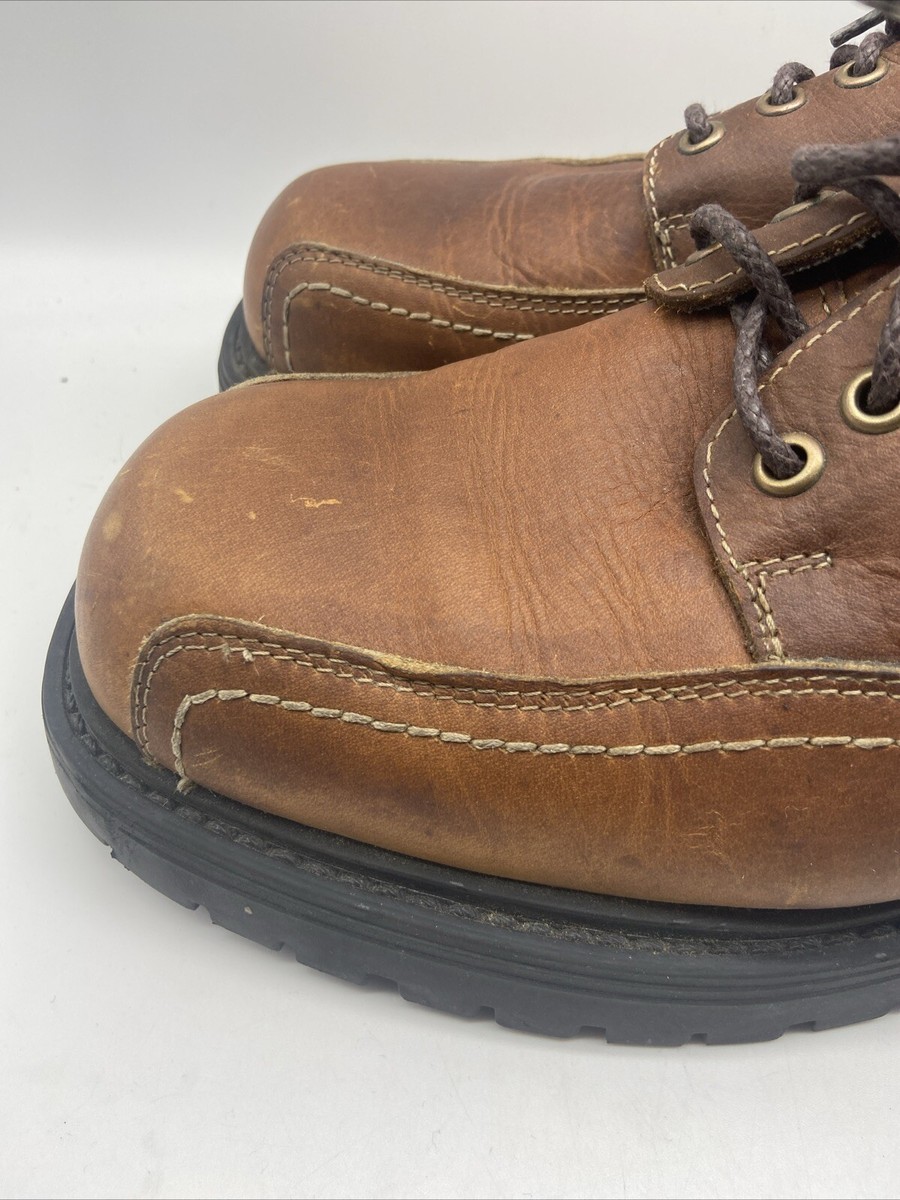 GBX Mens Brown Leather Chunky Platform Y2K‎ Goth Punk Grunge Boots 8.5 GBX Mens Brown Leather Chunky Platform Y2K Goth Punk Grunge  main image 3