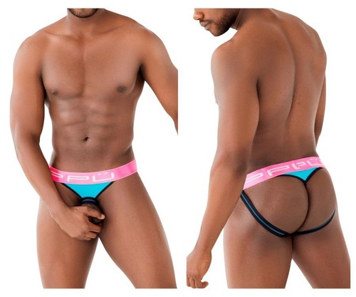 PPU 2310 Ball Lifter and Thong Jockstrap Color Fuchsia - 第 1/9 張圖片