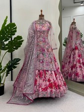 NEW LATEST DESIGNER FAUX GEORGETTE GOWN AND Top WITH DUPATTA FOR WOMEN WEAR