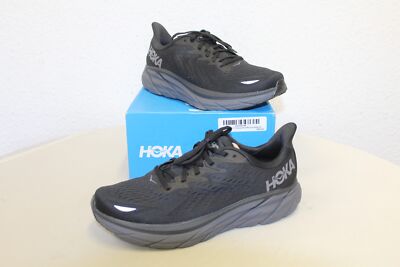 Hoka M Clifton 8 laufschuhe Herren Schwarz 1119393 Größe 46 Neu Rechnung MwSt