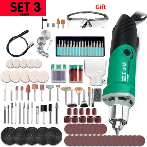 260/480W High-Power Engraver Electric Drill Engraving Rotary Tool Flexible Shaft - Picture 17 of 35